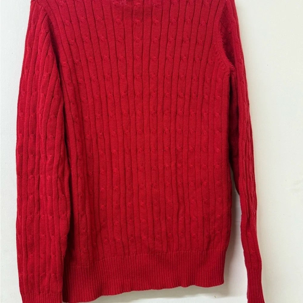 St. John's Bay Bold Red Sweater